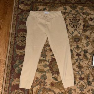 Men’s Topman Tan/Khaki Joggers Sweatpants Size Large